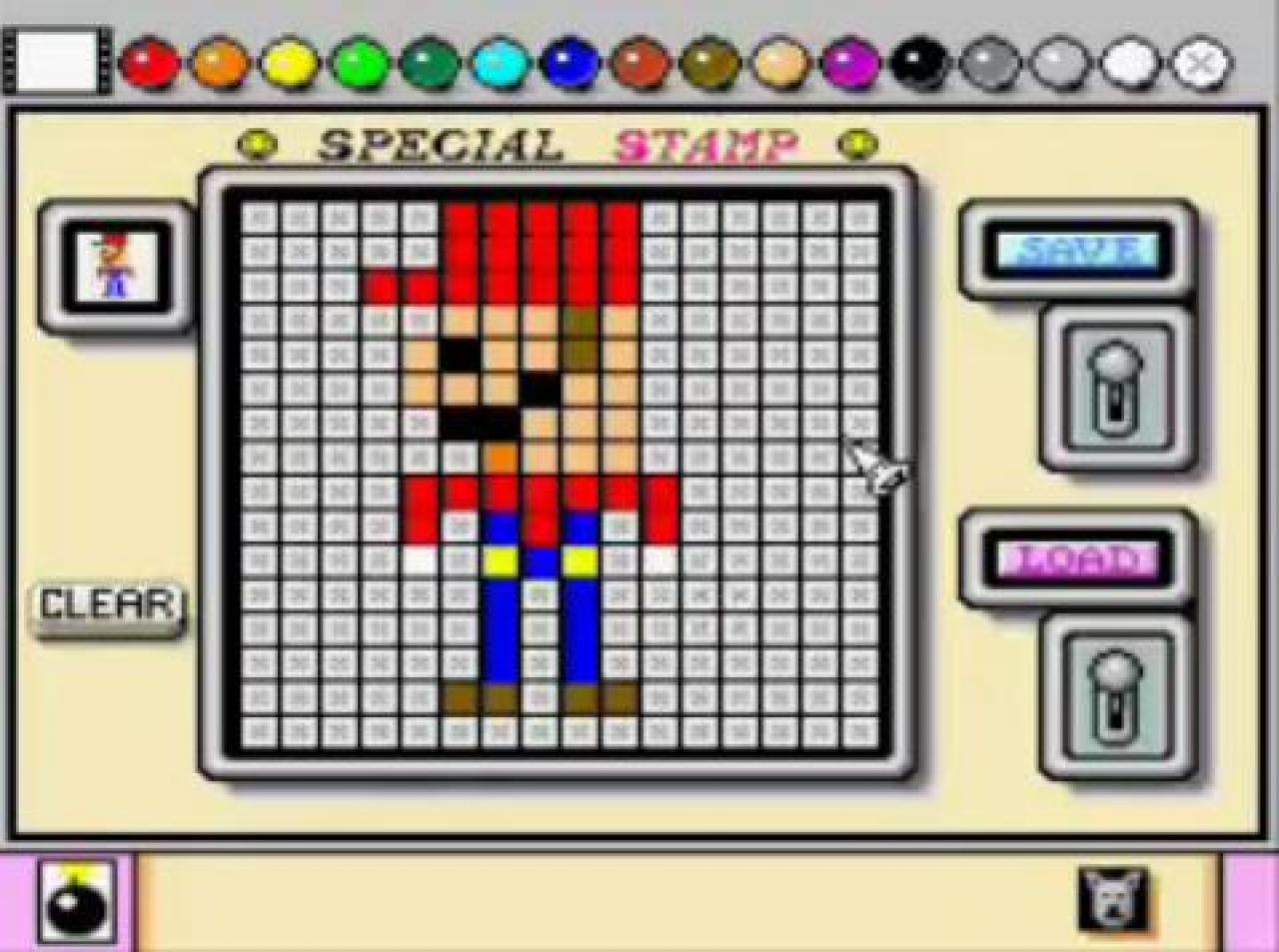 [28/02/2011] Mario Paint: Der langweiligste Kunstuntericht macht mit diesem Klassiker deutlich mehr Spaß! Was haben wir Zeit in diesem virtuellen Kreativ-Baukasten verbracht, Musik komponiert und ganze Kunstwerke erschaffen! Liebe Lehrer, nutzt die Gunst der Stunde und lasst eure Schüler mit Mario Paint kreativ werden!