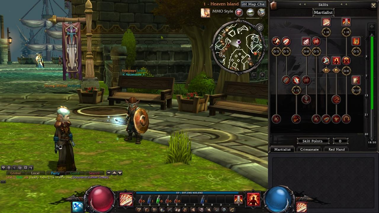 [25/02/2011] Mythos: Das Fertigkeitssystem erlaubt Euch in der Closed Beta, 52 Punkte in aktive und passive Fertigkeiten zu investieren.