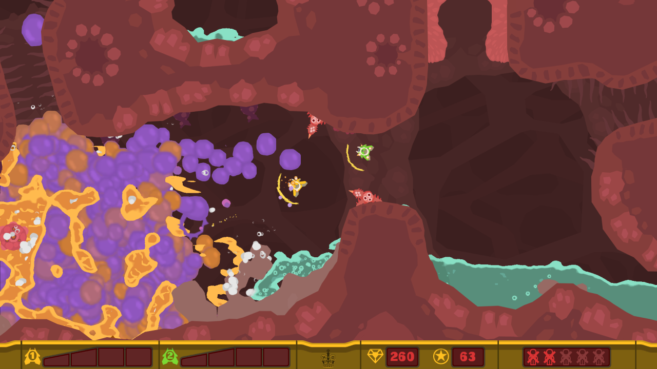 [01/02/2011] In eine ganz andere Richtung geht PixelJunk Shooter, das als Downloadtitel für PS3 erscheinen wird. Eine wahre Flut an Pixeln wird euer Display - und eure Augen! - zum Leuchten bringen.