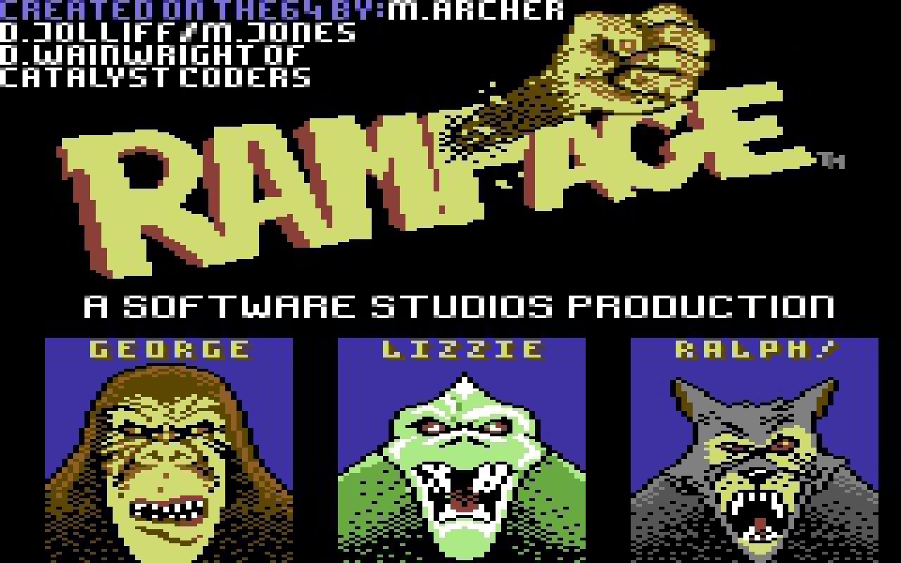 [10/02/2011] Rampage 1987 Startbildschirm