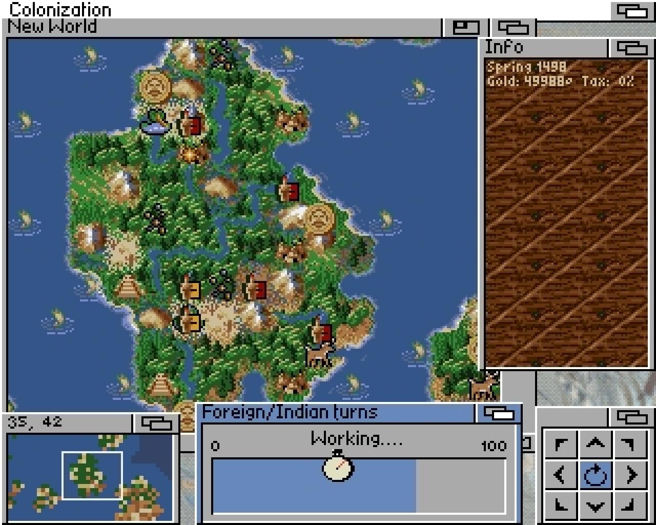 [16/02/2011] Sid Meier s Colonization Amiga Ingame 1995 