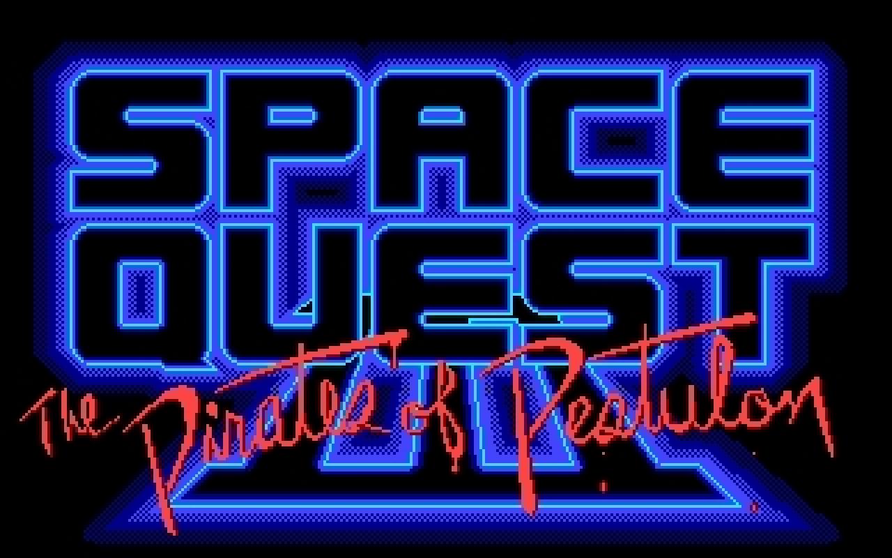 [16/02/2011] Space Quest III Amiga Startbildschirm 1989 