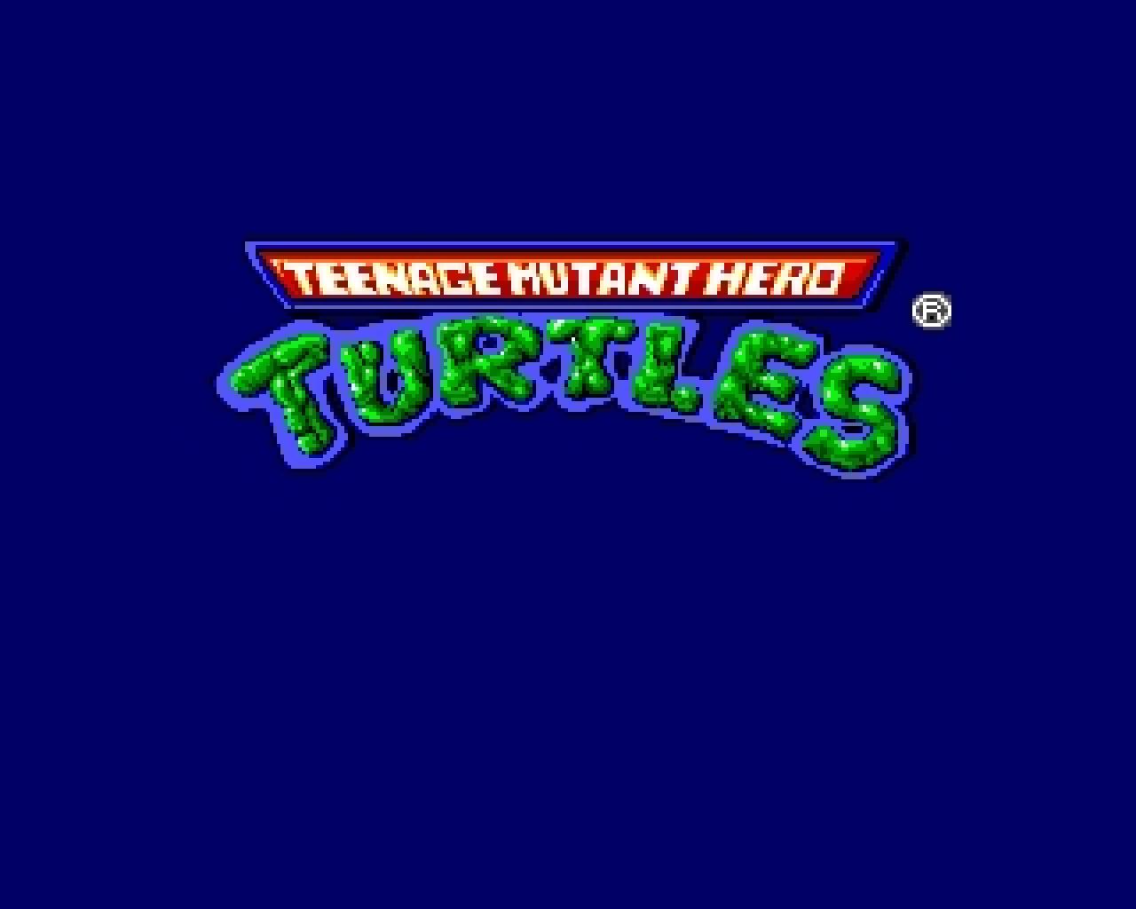 [16/02/2011] Teenage Mutant Ninja Turtles Amiga Startbildschirm 1990 