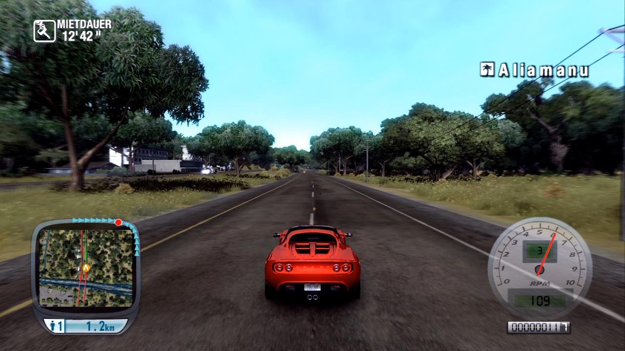 [04/02/2011] Die Umgebung wirkte im ersten Teil noch lieblos... Im Bild: Test Drive Unlimited