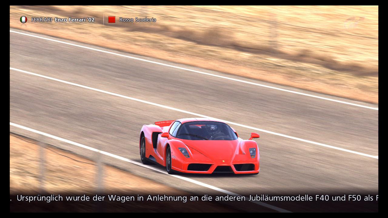 [08/02/2011] Auto: Ferrari Enzo Spiel: Gran Turismo 5