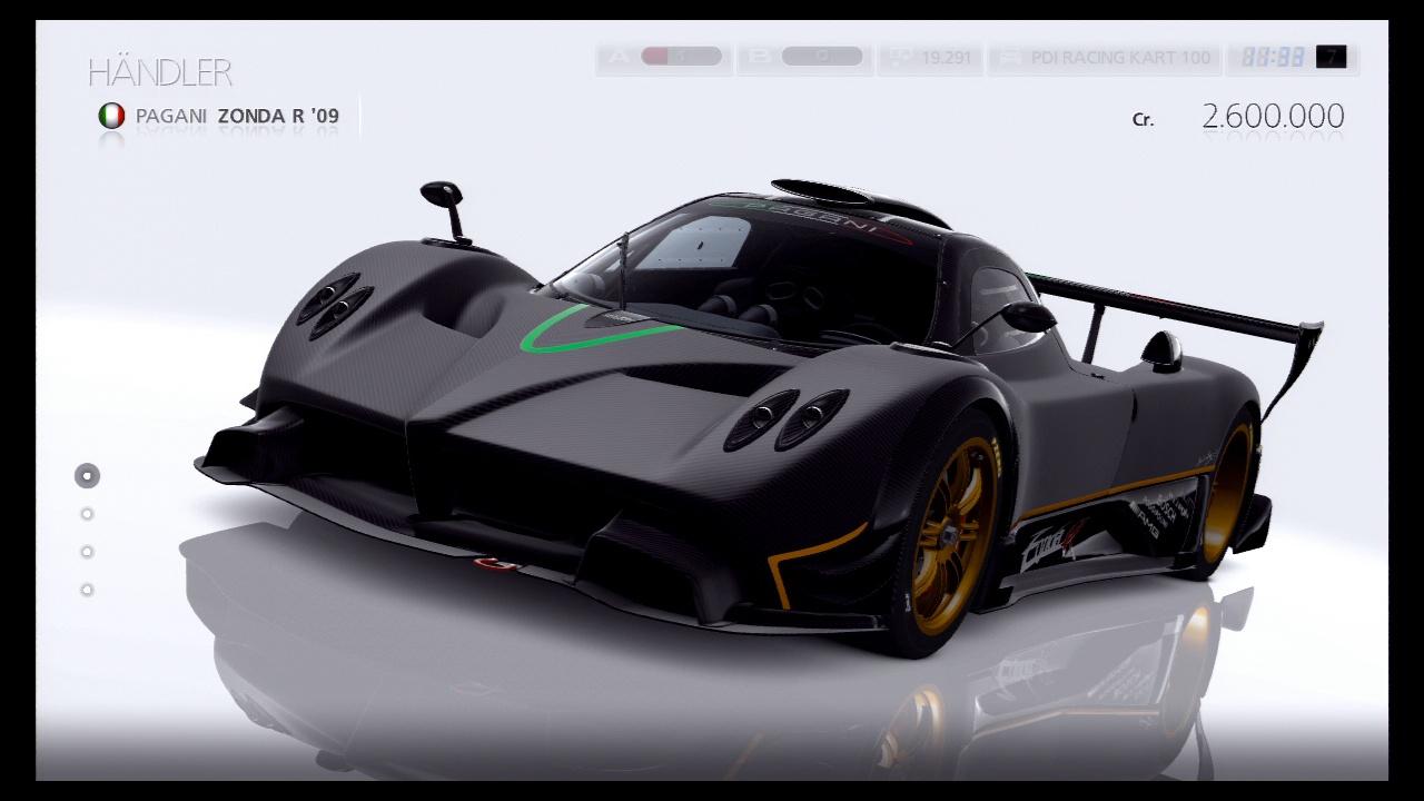 [08/02/2011] Auto: Pagani Zonda Spiel: Gran Turismo 5