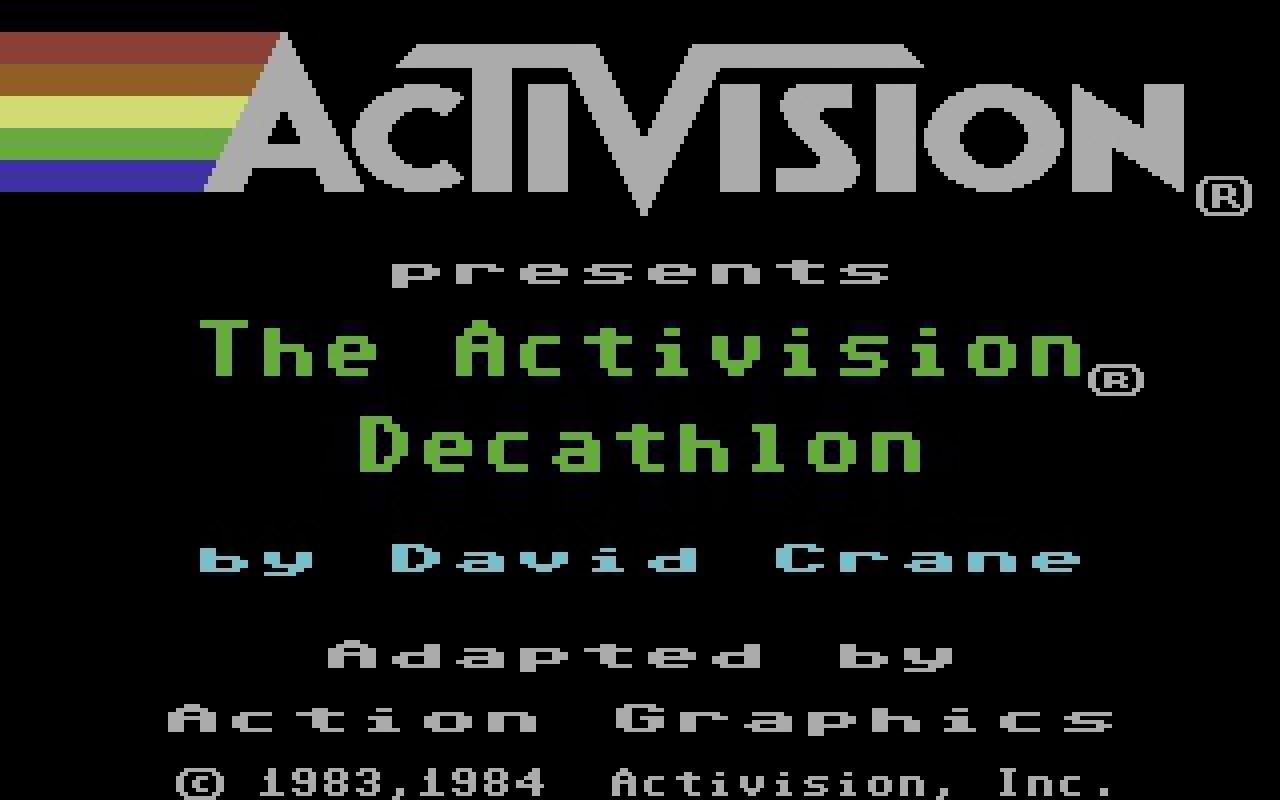 [10/02/2011] The Activision Decathlon 1984 Startbildschirm