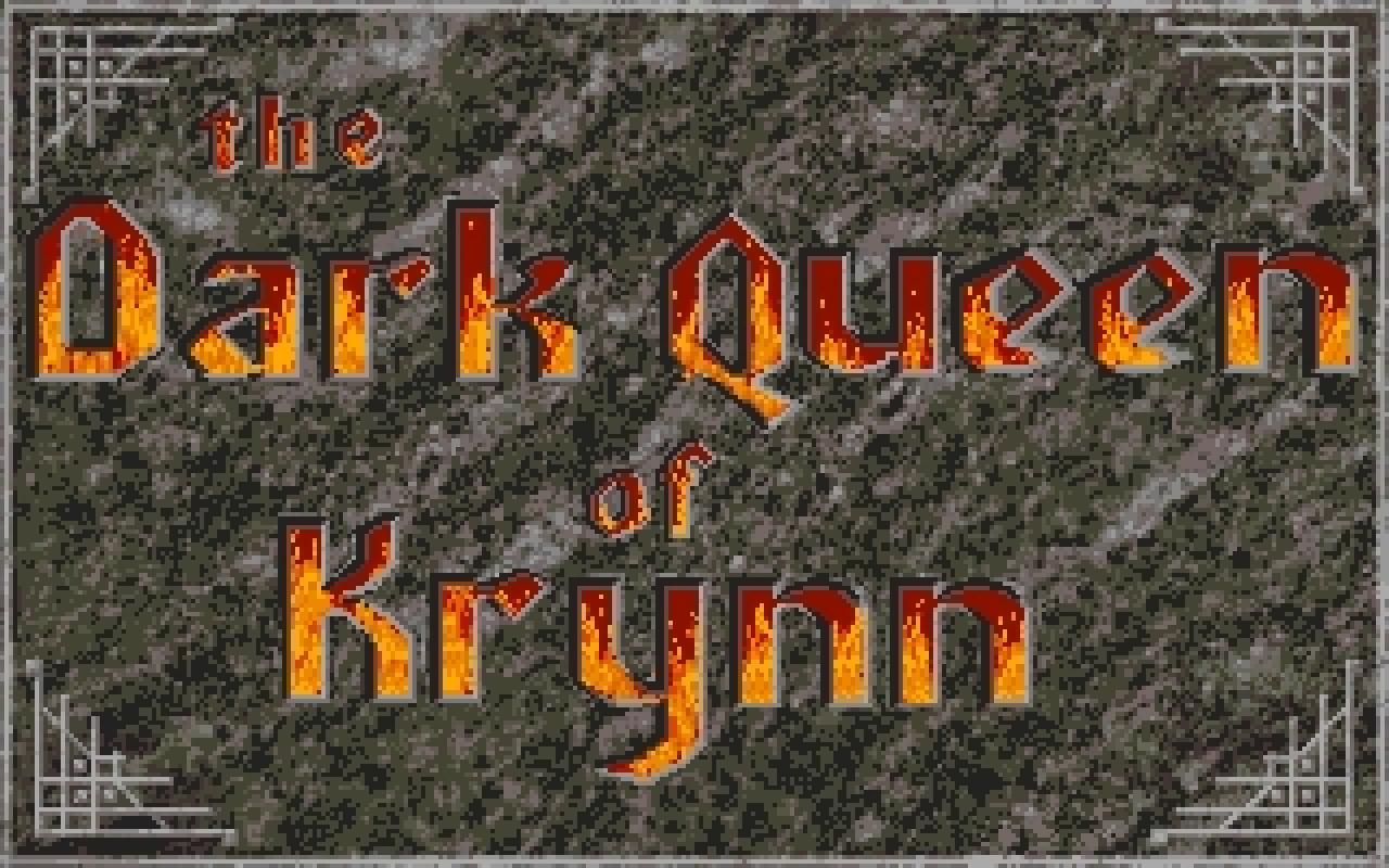 [16/02/2011] The Dark Queen of Krynn Amiga Startbildschirm 1992 