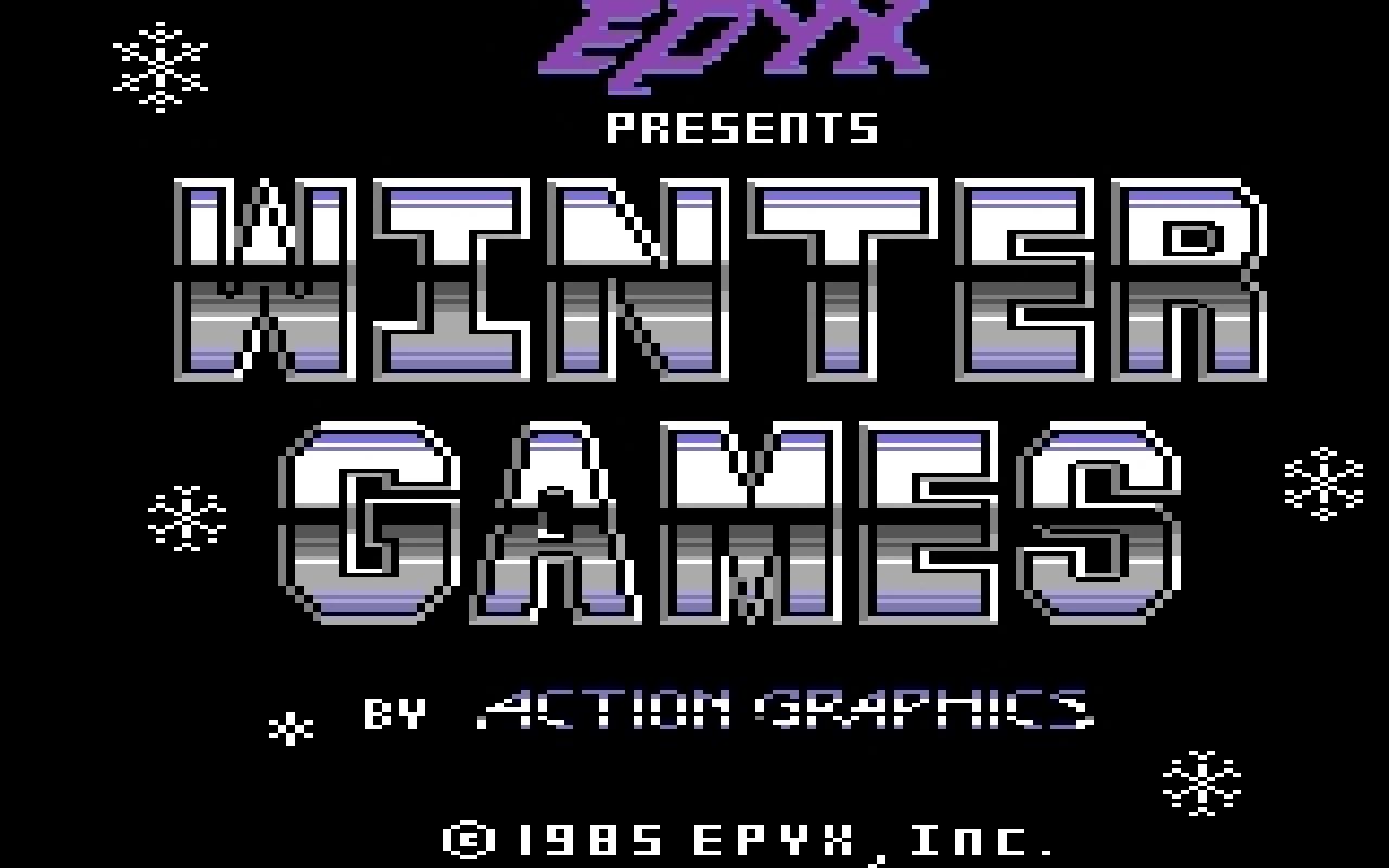 [10/02/2011] Winter Games 1985 Startbildschirm