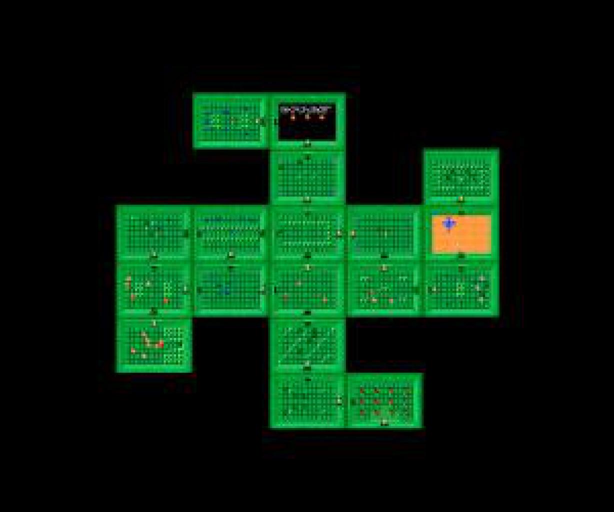 [07/02/2011] Die Levels in Zelda sind angeordnet wie bei einem Hakenkreuz. 