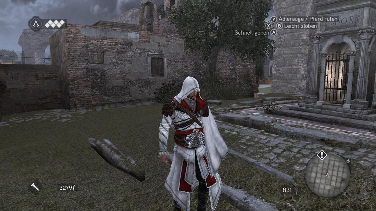 [16/03/2011] Assassin's Creed: Brotherhood (PC) mit minimalen Einstellungen.