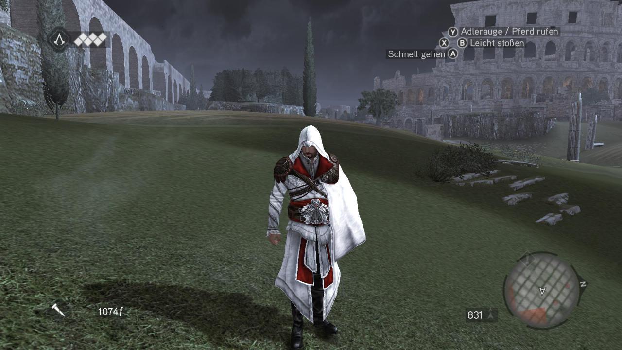 [16/03/2011] Assassin's Creed: Brotherhood (PC) mit minimalen Einstellungen.