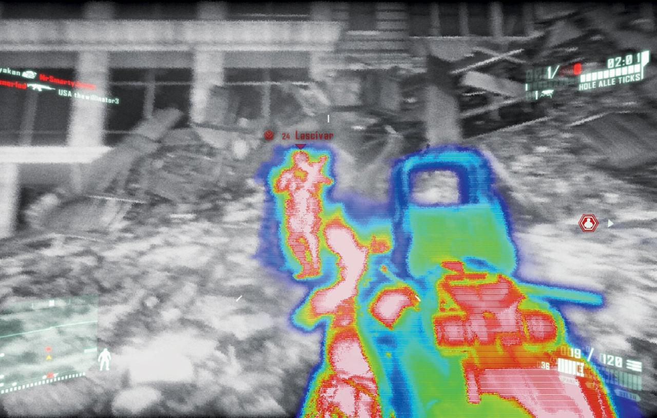 [30/03/2011] Die Nanovision leistet euch auch im Multiplayer-Modus gute Dienste - so entlarvt ihr getarnte Gegner - allerdings leidet damit auch die Übersicht.
