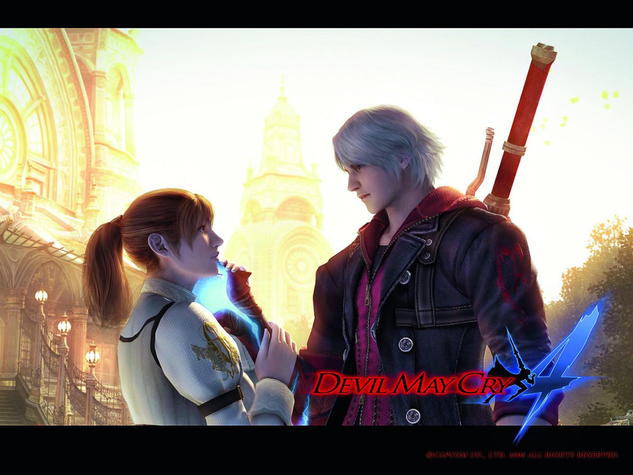 [01/03/2011] Nero und Kyrie aus Devil May Cry 4: Für seine geliebte Kyrie erledigt Nero eine Armee von Dämonen.