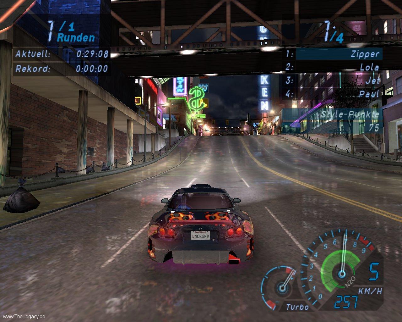 [29/03/2011] Need for Speed 7: Underground (2003)