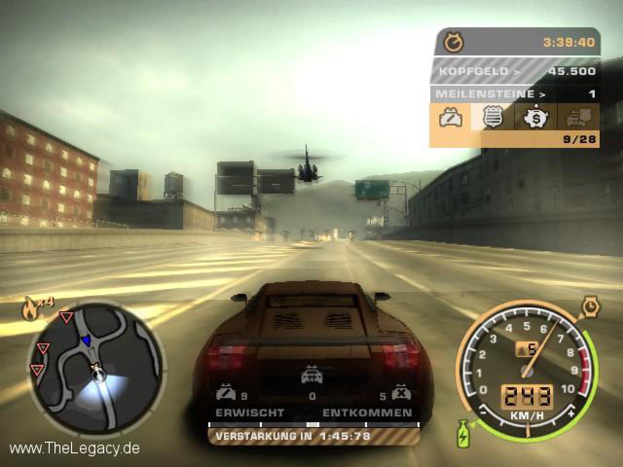 [29/03/2011] Need for Speed 9: Most Wanted (2005)
