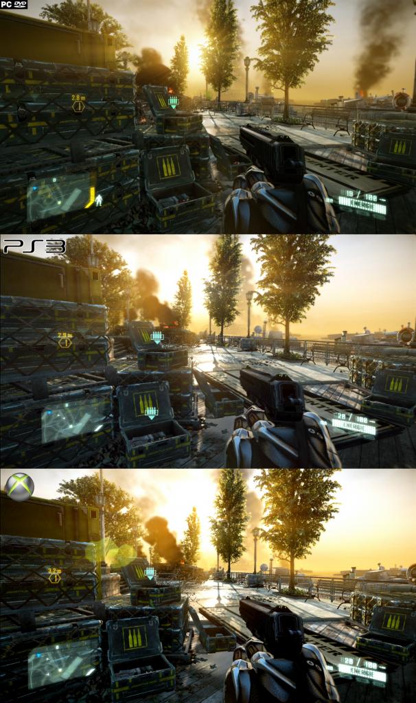 [24/03/2011] Hier erkennt ihr, dass der PC die besten Beleuchtungseffekte besitzt.