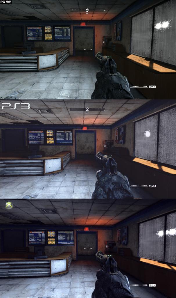 [14/03/2011] Die Texturen der PC-Version sind schärfer. Während man hier die Menükarte lesen kann, ist das auf den Konsolen nicht möglich.