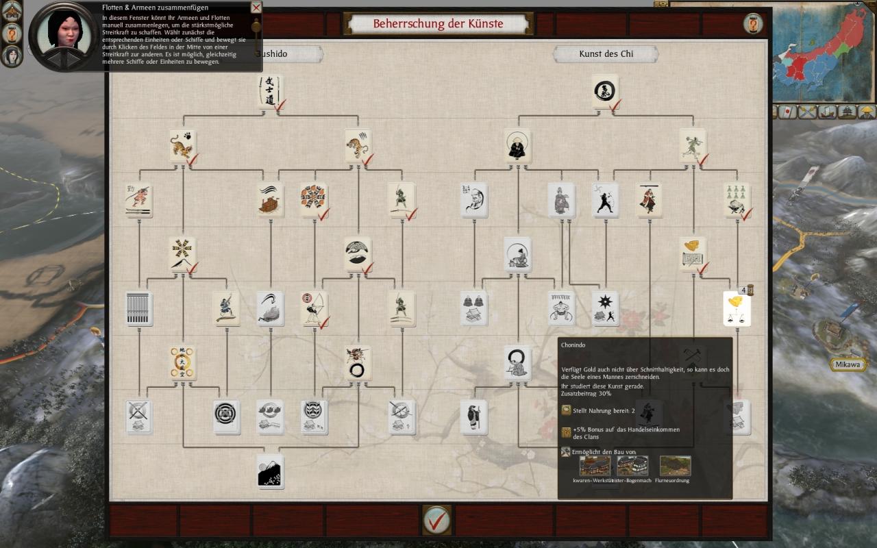 [10/03/2011] Ein Forschungsbaum aus Shogun 2 - Total War.