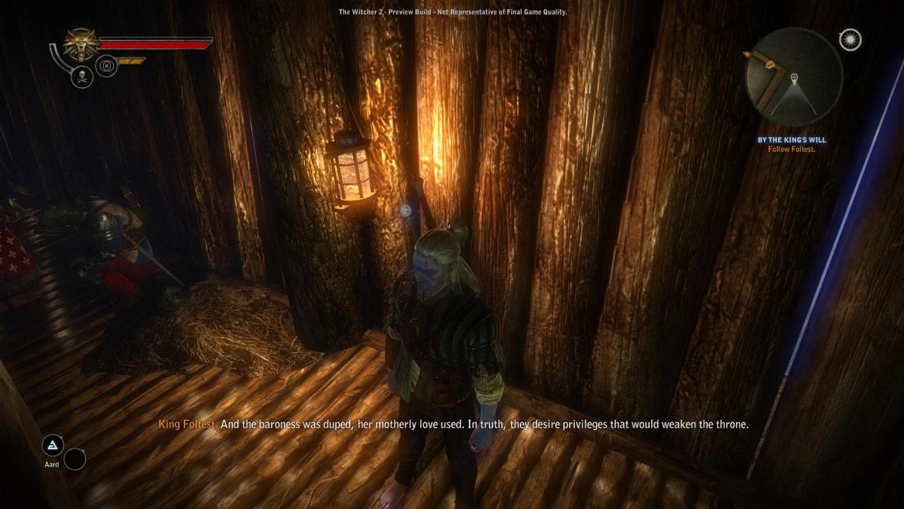 [08/04/2011] The Witcher 2 mit maximalen Details, also der Grafikstufe 
