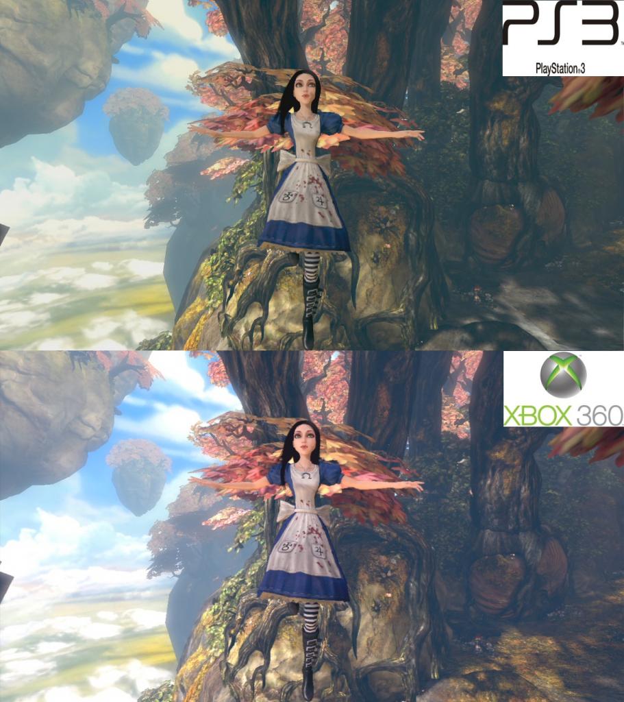 [12/05/2011] Alice: Madness Returns im Grafikvergleich: Xbox 360 (unten) vs. PS3 (oben) (4)