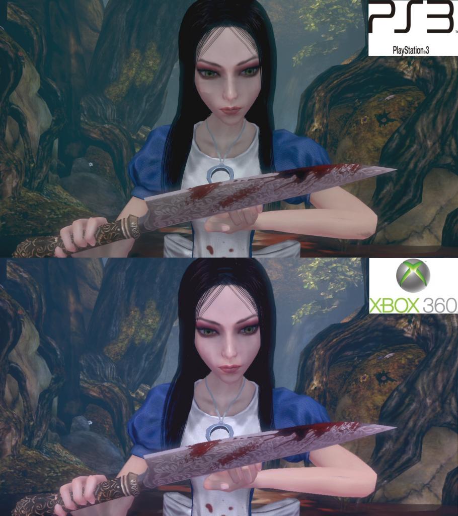 [12/05/2011] Alice: Madness Returns im Grafikvergleich: Xbox 360 (unten) vs. PS3 (oben) (5)