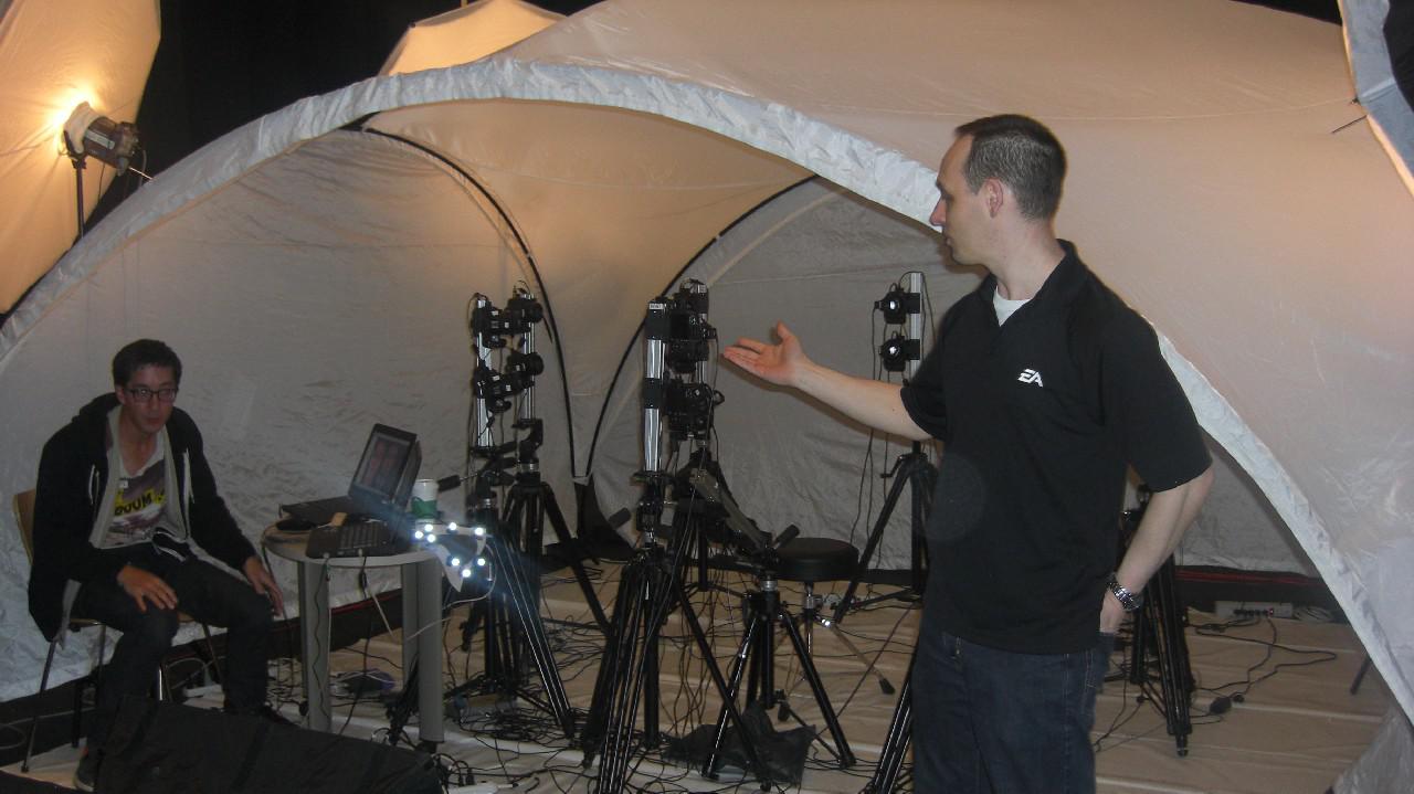 [13/05/2011] Das ganze Equipment das EA Sports für das 3D Head Scanning benötigt, kostet rund 35.000 Dollar - ohne Software.