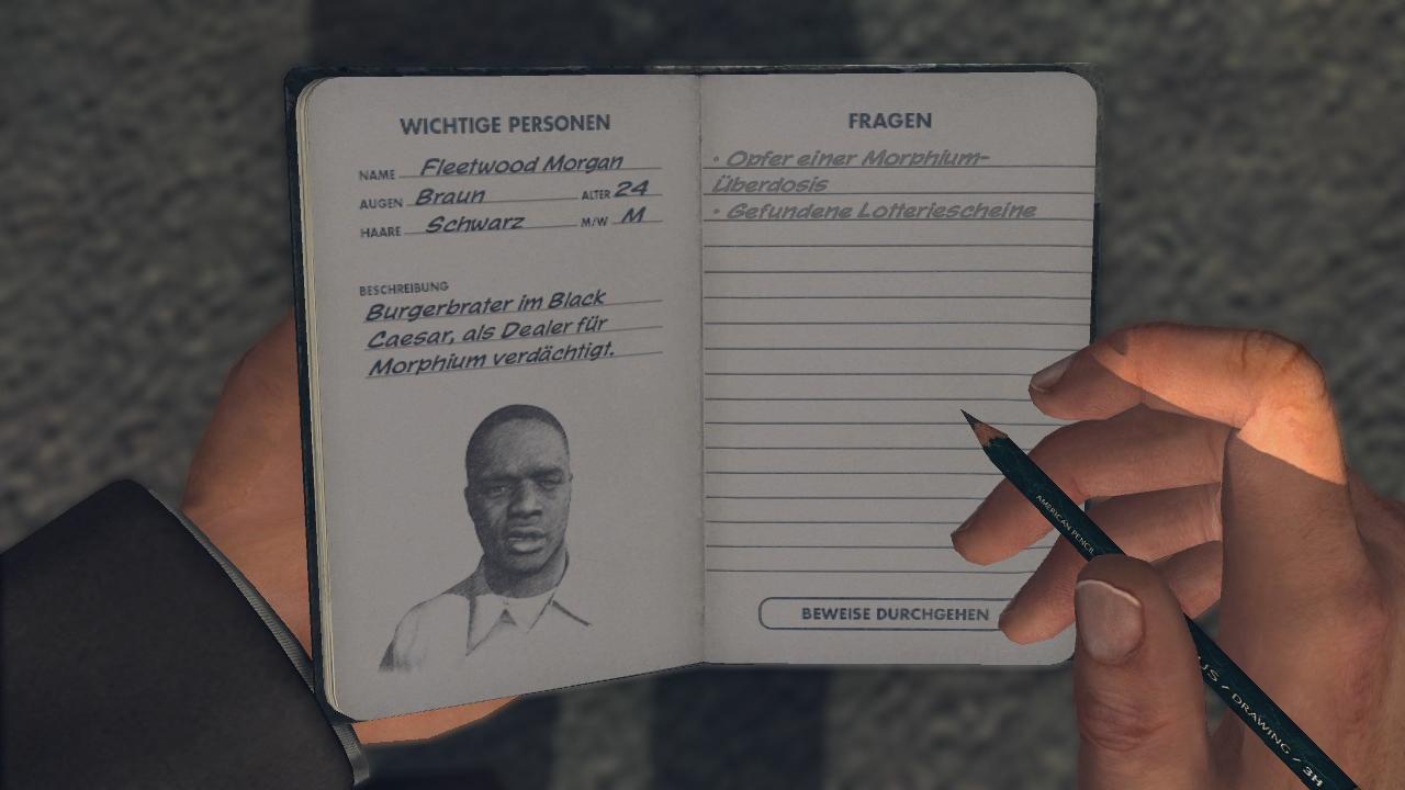 [19/05/2011] Komplettlösung zu L.A. Noire - Fall 14: Black Caesar