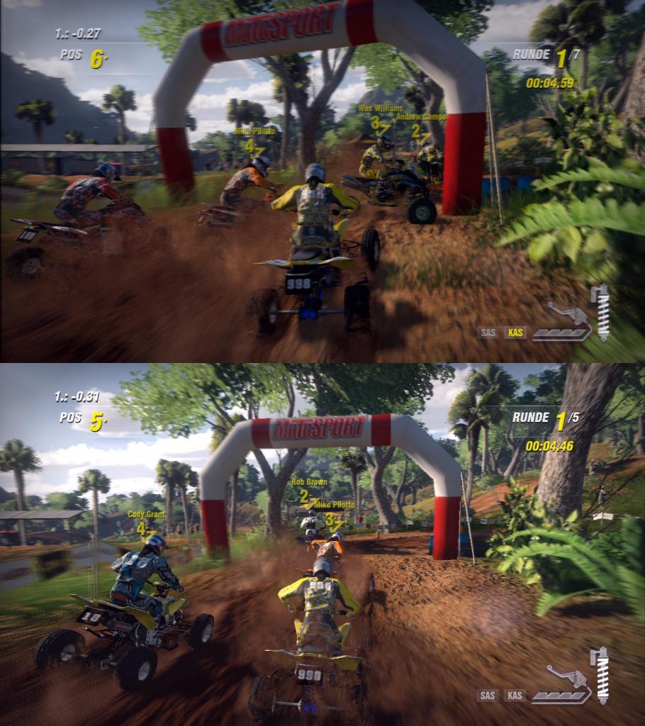 [12/05/2011] MX vs. ATV Alive - Grafikvergleich zwischen PS3- (oben) und Xbox 360-Version (unten). (6)