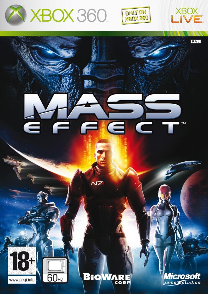 [26/05/2011] Um was es in Mass Effect geht, das kommt auf dem Cover klar rüber: Ein starker Held, der es in einem Sci-Fi-Szenario mit dunklen Schergen aufnehmen muss.