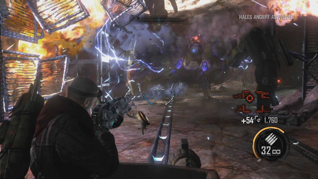 [31/05/2011] Red Faction: Armageddon - Wie üblich für die Red-Faction-Serie könnt ihr auch im neuen Teil der Zerstörungs-Reihe wieder ordentlich auf den Putz hauen und ganze Gebäude niederreißen.