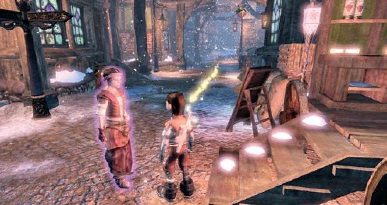 [30/05/2011] Rose und der Held aus Fable 2: In ärmlichen Verhältnissen aufgewachsen, aber stets füreinander da.