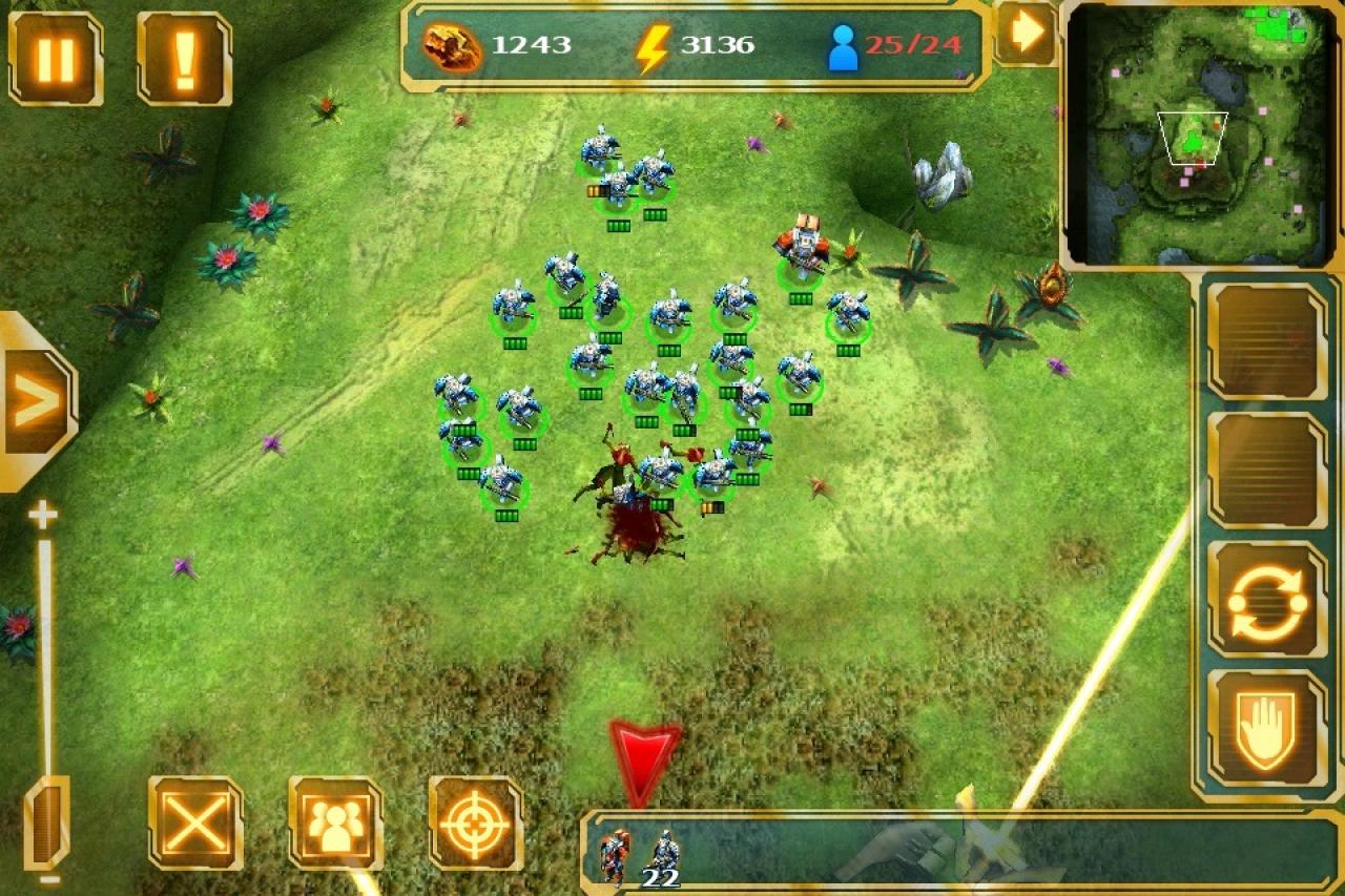 [23/05/2011] Starfront Collision ist ein Echzeit-Strategiespiel, das sich stark an Starcraft orientiert. Die Grafik ist gut, die Steuerung auf dem Iphone etwas fummelig, aber alles in einem das wohl beste RTS auf dem iPad.
