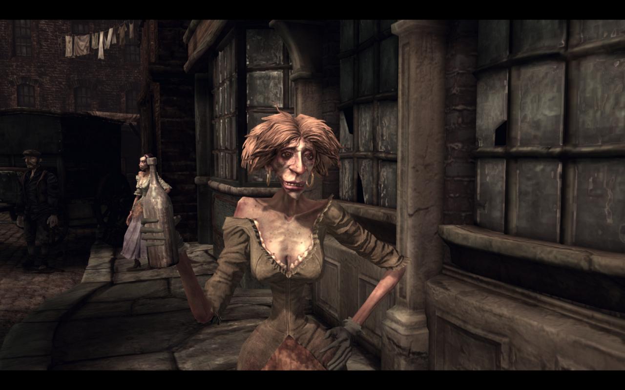 [18/06/2011] Muss man zu diesem Screenshot aus Alice: Madness Returns noch etwas sagen? Verbrauchte Frauen in hautengen Kleidchen sieht sich doch jeder gerne an. Nicht.