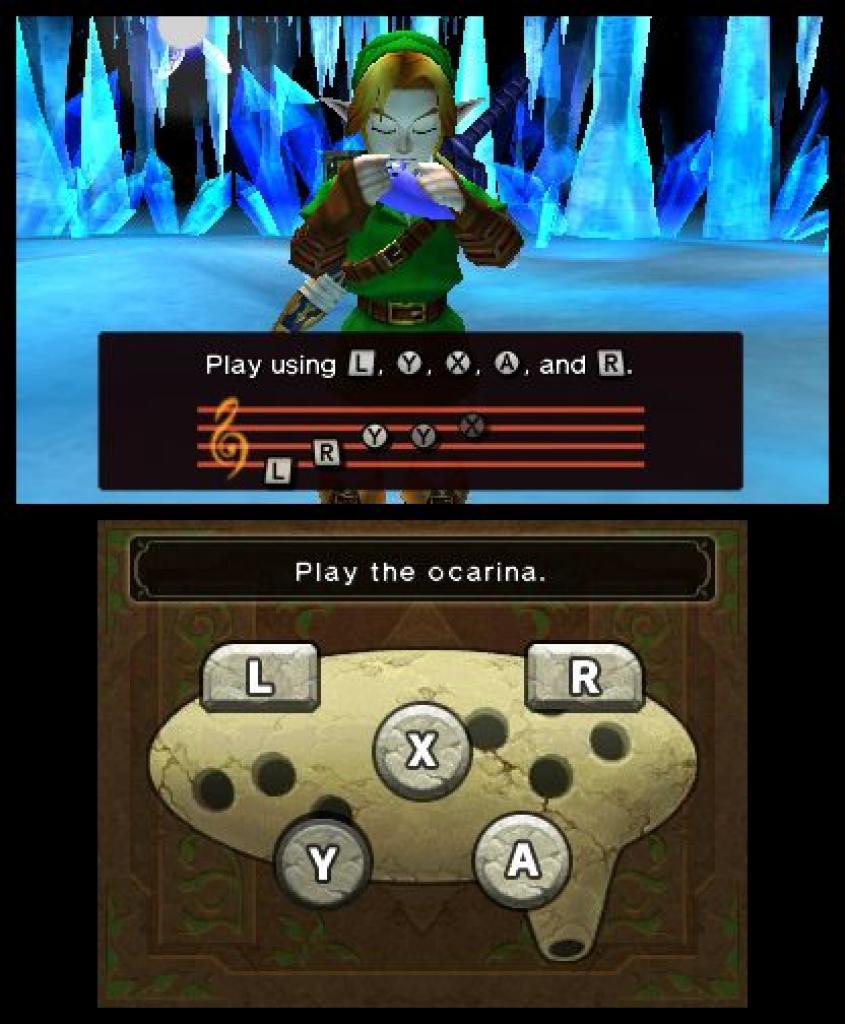 [08/06/2011] Komplettlösung zu Zelda: Ocarina of Time 3D - In der Eishöhle