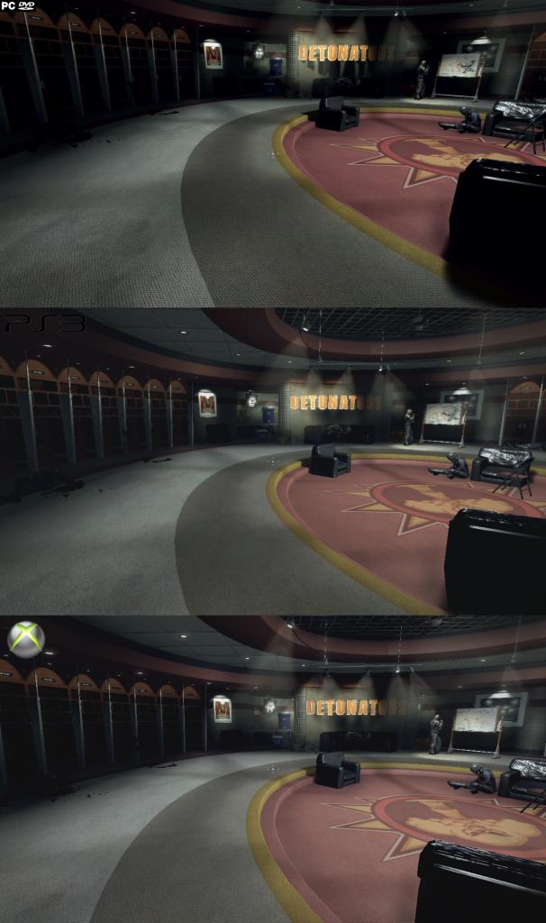 [03/06/2011] Im Grafikvergleich zu Duke Nukem Forever macht die PC-Fassung (oben) das Rennen. PS3 (Mitte) und Xbox 360 (unten) müssen sich geschlagen geben. (4)