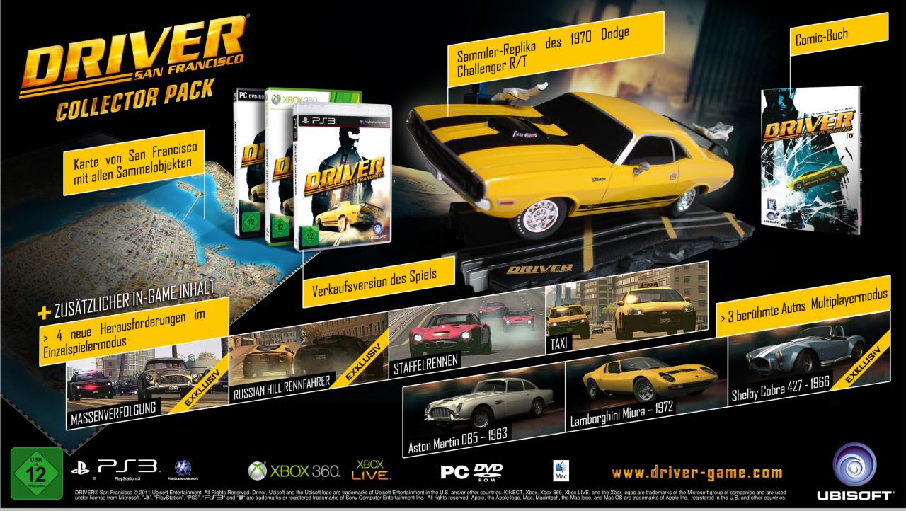 [29/07/2011] Sammler-Edition von Driver.