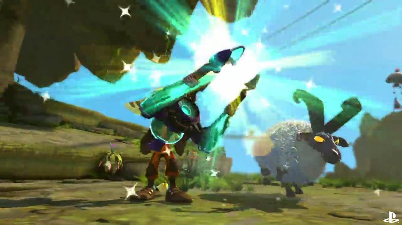 [12/07/2011] Sheepinator (Ratchet & Clank-Reihe) - Warum die Feinde ins Jenseits schicken, wenn man sie auch in harmlose Schafe transformieren kann? In Ratchet & Clank ist das mithilfe des Sheepinators möglich. Schenkt man der Waffe ein Upgrade, kann man die Tiere sogar als Sprengsätze (Stichwort: Schwarze Schafe) benutzen.
