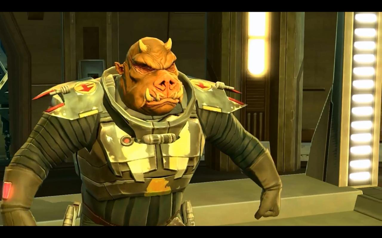 [13/07/2011] Gamorreaner sieht man in den Star Wars Filmen als Wache in Jabbas Palast. 