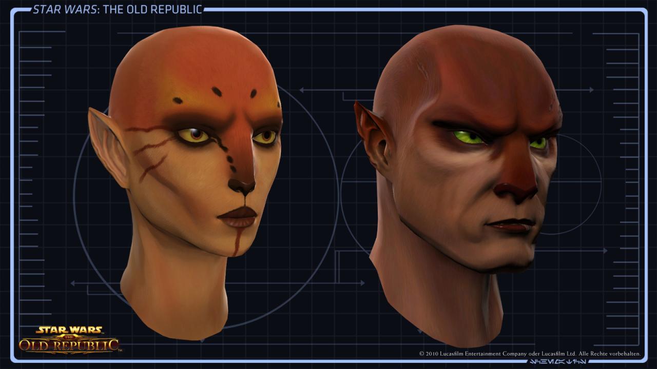 [13/07/2011] Die katzenartigen Cathar wird es in Star Wars: The Old Republic geben.