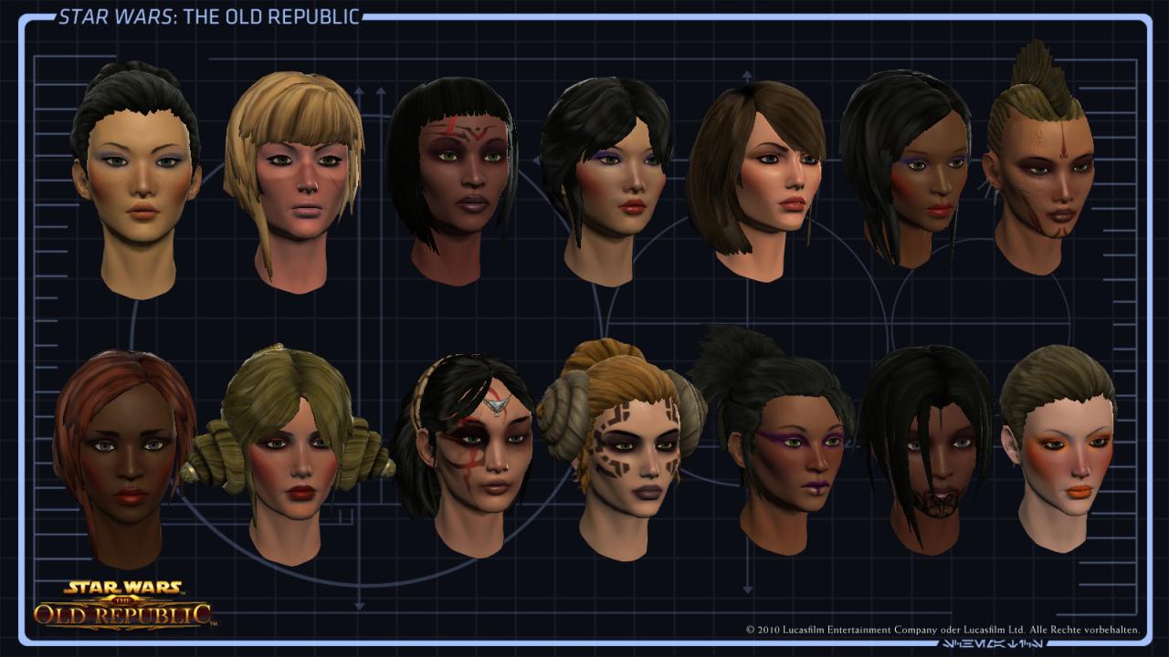 [13/07/2011] In Star Wars: The Old Republic wird es zahlreiche Möglichkeiten geben, seinen Charakter zu gestalten.
