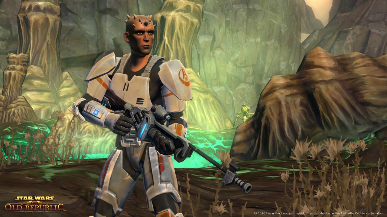 [13/07/2011] Nicht jeder Zabrak hat so starke Gesichts-Tätowierungen wie Darth Maul. 