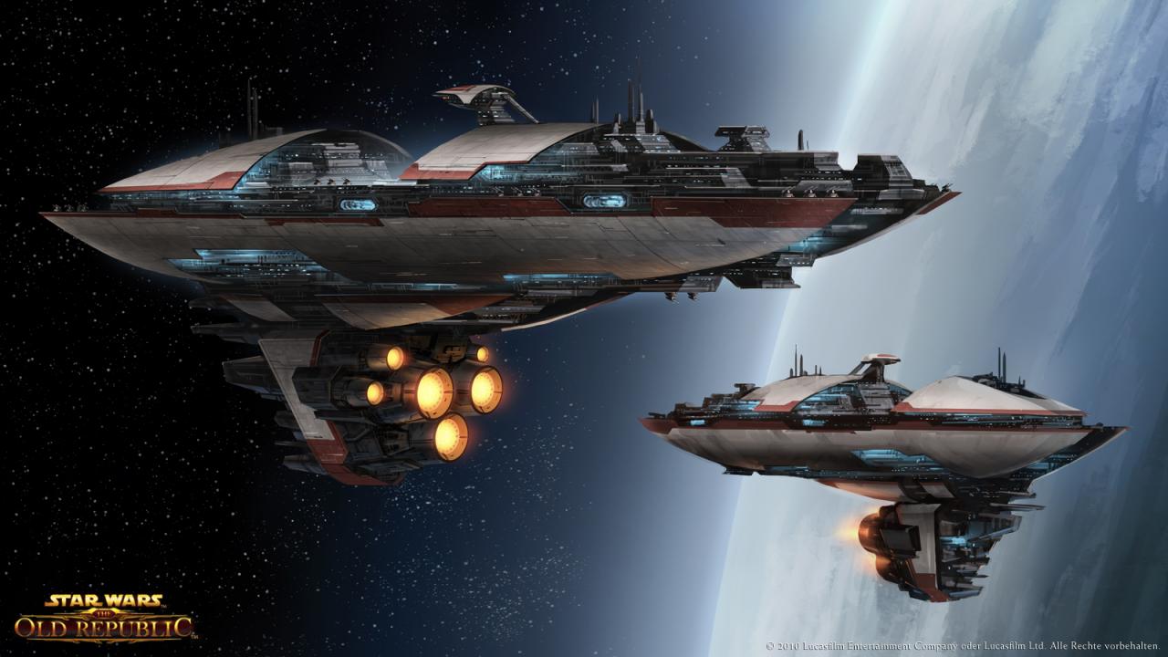 [22/07/2011] Riesige Kampfschiffe wären aus einem Spiel zu Star Wars gar nicht wegzudenken. 