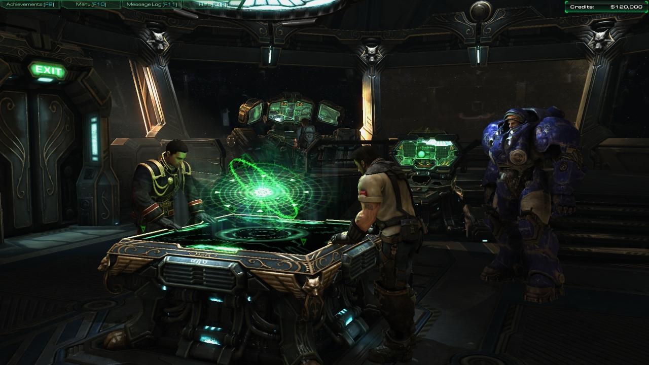 [25/07/2011] Die Hyperion dient James Raynor als Basis und Transportmittel. in Starcraft 2: Wings of Liberty kann der Spieler auf dem Schiff unter anderem neue Einheiten-Upgrades erforschen, Söldner anwerben und mit seinen Kameraden sprechen.