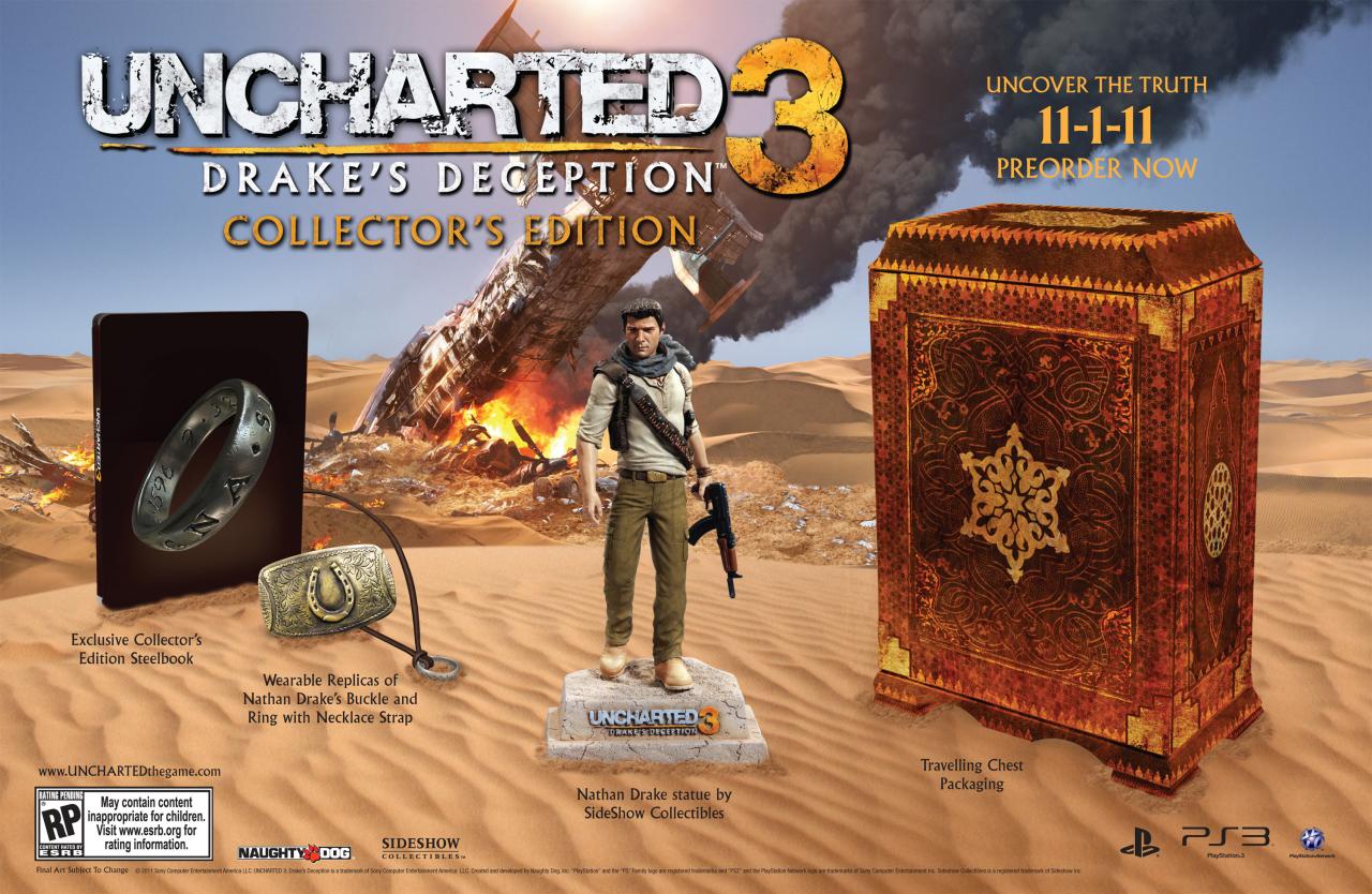 [29/07/2011] Sammler-Edition von Uncharted 3.