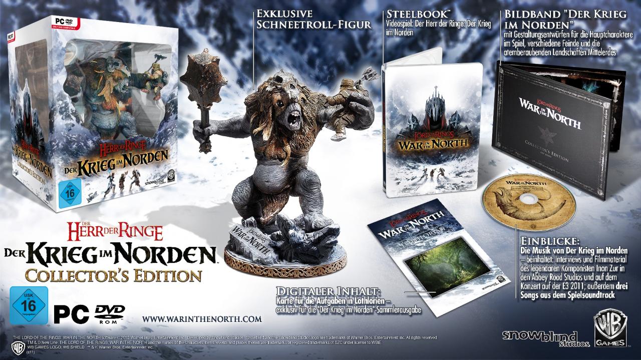 [02/08/2011] Sammler-Edition von Herr der Ringe: Krieg im Norden.