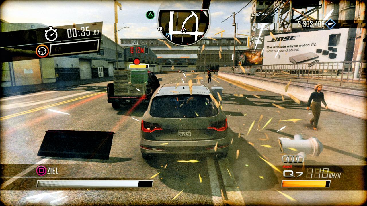 [30/08/2011] Driver: San Francisco überzeugte im Test vor allem durch seine vielfältigen Spiel-Modi, das innovative Shift-Feature und packende Rennen. (4)