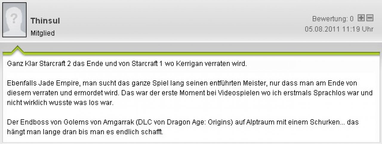 [12/08/2011] Die schlimmsten Gaming-Momente der Community. (16)
