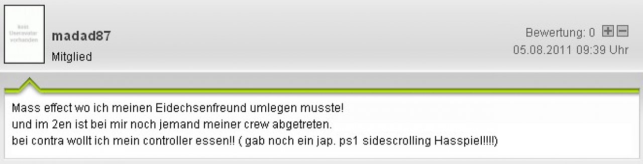 [12/08/2011] Die schlimmsten Gaming-Momente der Community. (2)