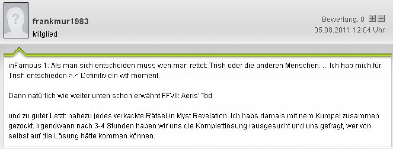 [12/08/2011] Die schlimmsten Gaming-Momente der Community. (28)